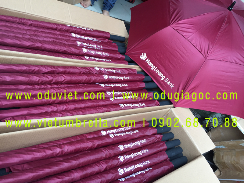xưởng sản xuất ô dù cầm tay in logo quảng cáo